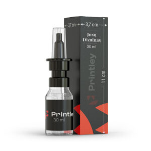 pakuotė 30ml 11x3,7x3,7cm