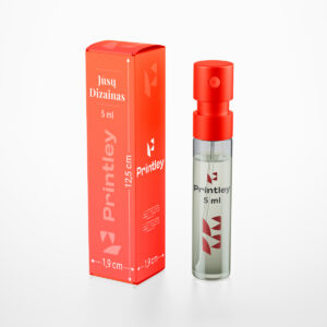 pakuotė 5ml 12,5x2x2cm