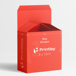 pakuotė 3x10ml 8x10x4,3cm